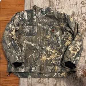 Carhartt Real Tree Xtra Quick Duck 101444 Camo Hunting Jacket XL